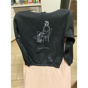 Rare Black Justin Bieber Ariana Grande Stuck With U Hoodie Size S